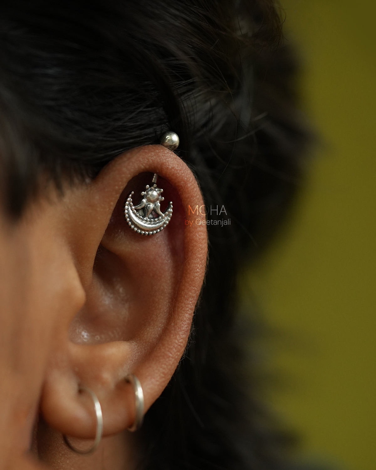 Chand Silver Bugadi Pierced By MOHA