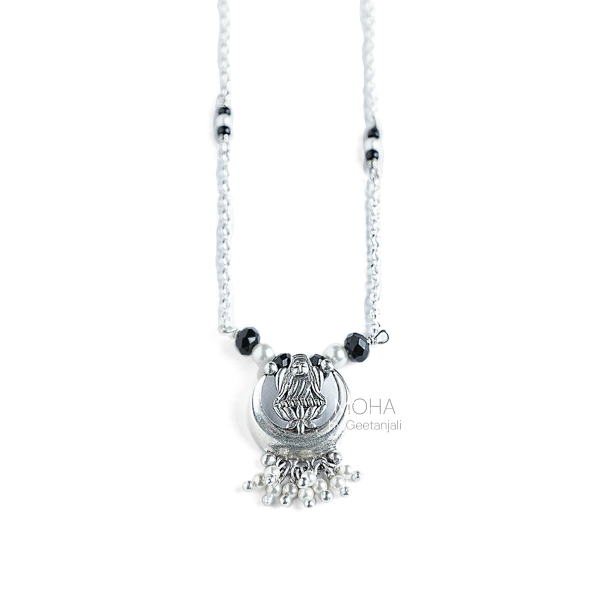 Chandra Lakshmi Silver Mangalsutra by Moha