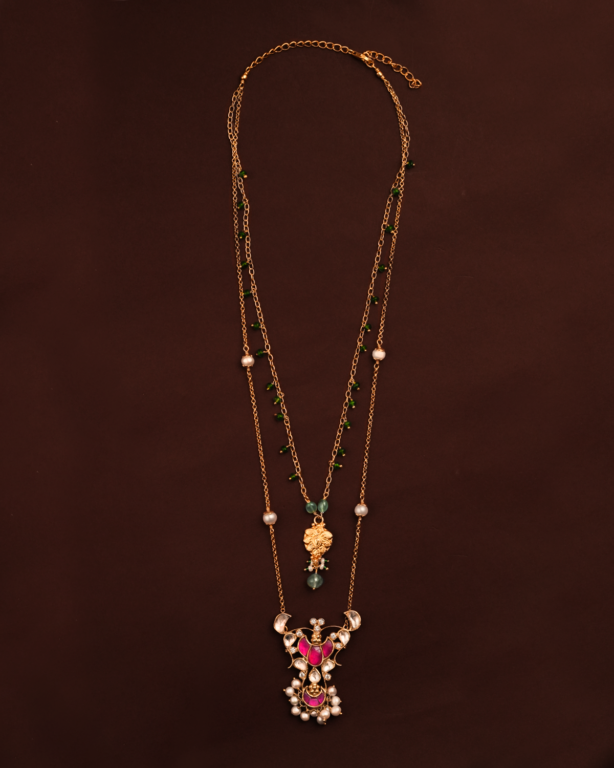 Chandrika Silver Pendant with Chain by MOHA