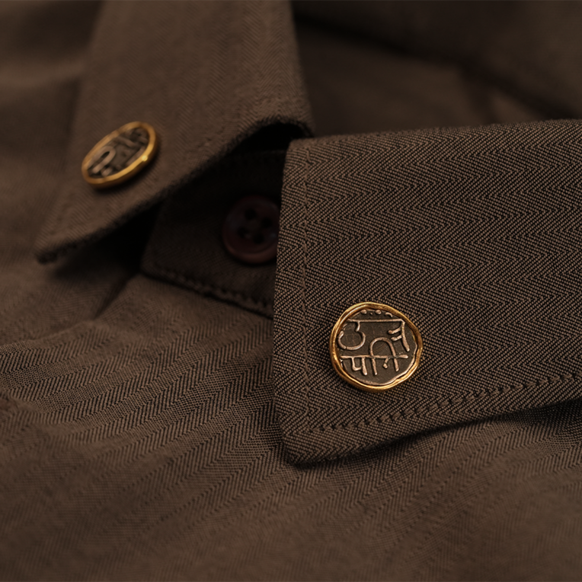 Chhatrapati Shivaji Silver Brooch Pin by MOHA