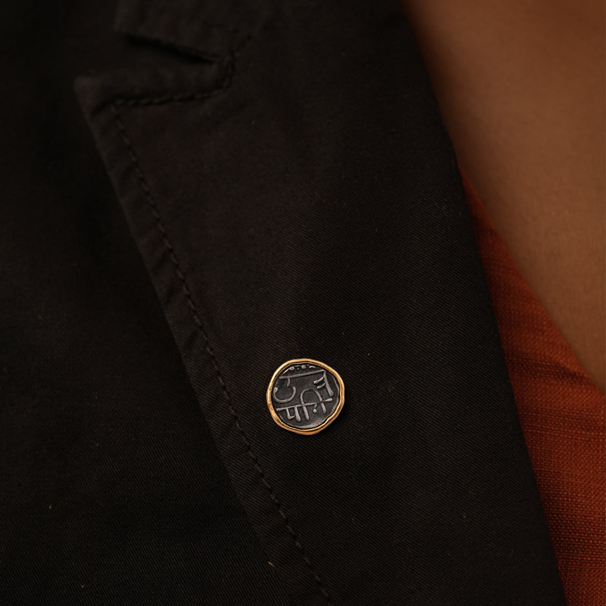 Chhatrapati Shivaji Silver Brooch Pin by MOHA