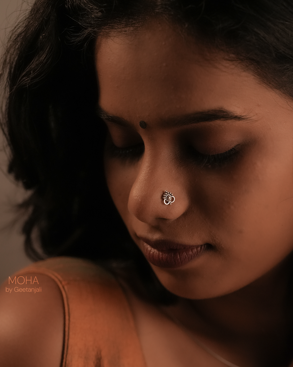 Chhavi Silver Nosepin by MOHA