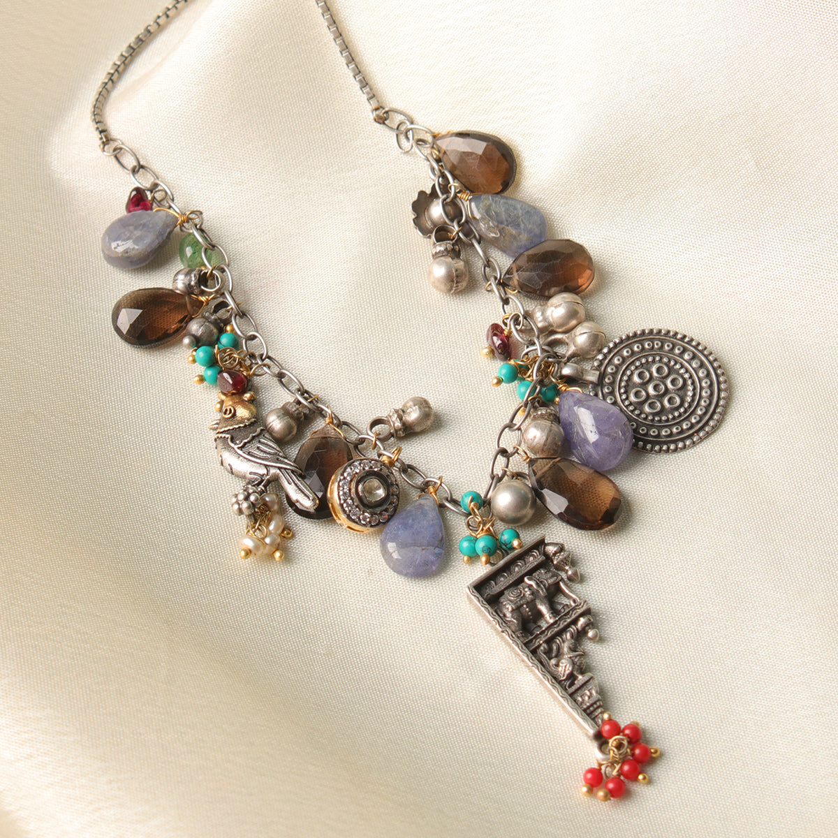 Fortuna Charms Links Necklace by MOHA