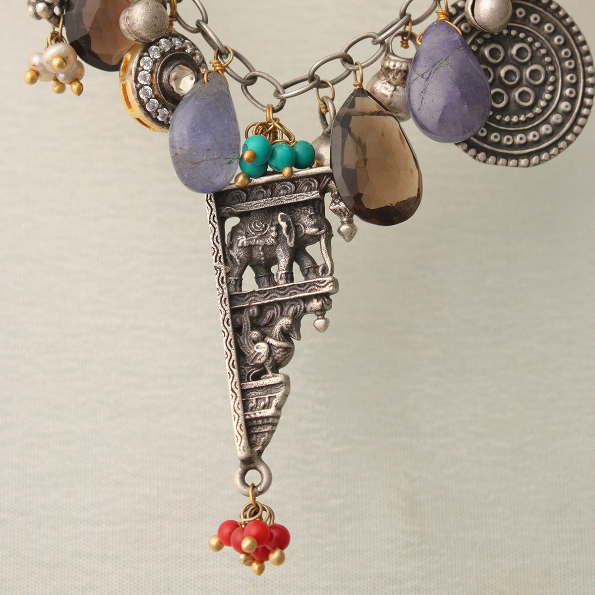 Fortuna Charms Links Necklace by MOHA