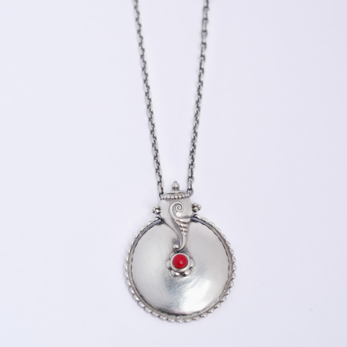 shubh silver chain pendant by moha
