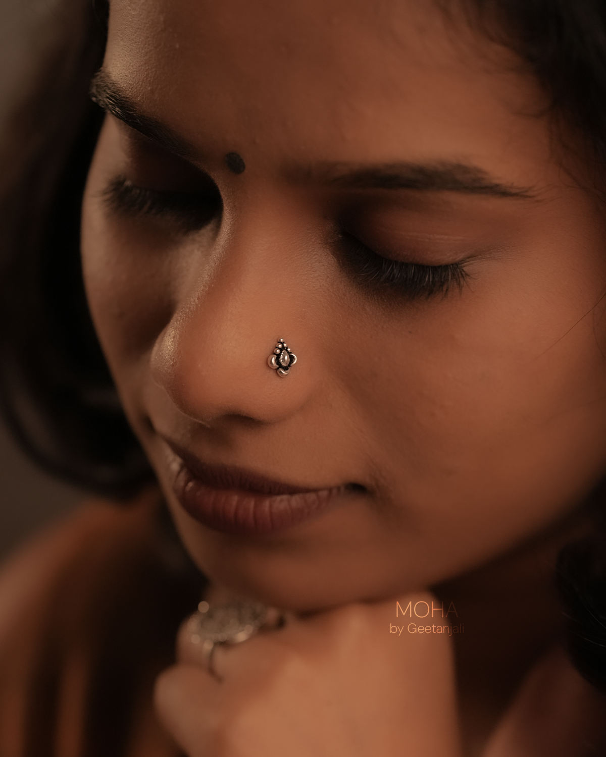 Dhriti Silver Nosepin by MOHA