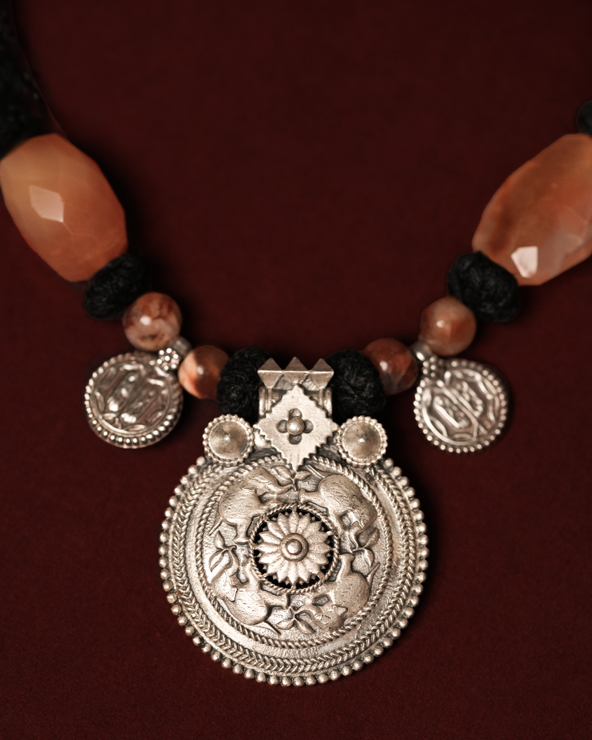 Diggaj Silver Necklace by MOHA