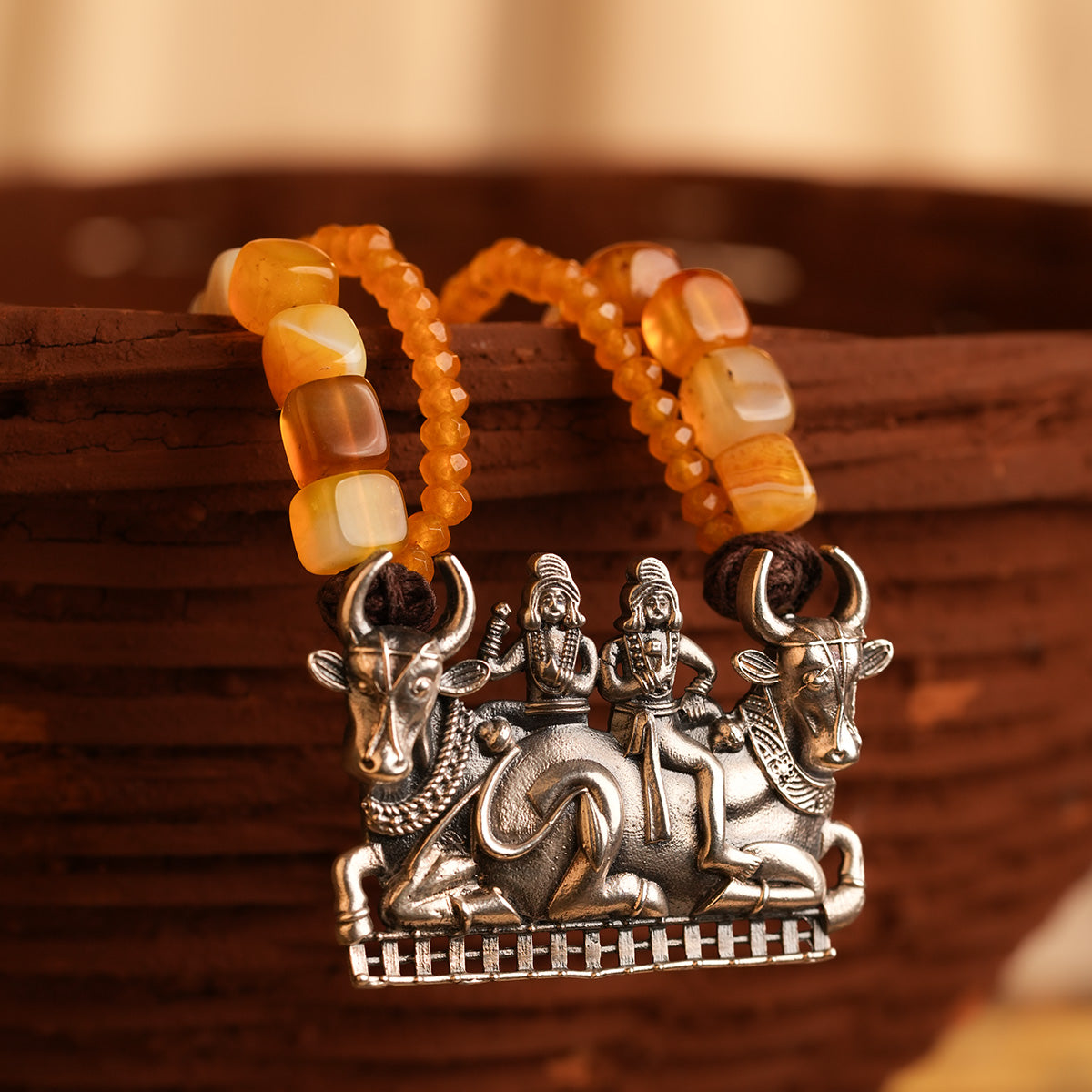 dwarpal silver necklace by moha