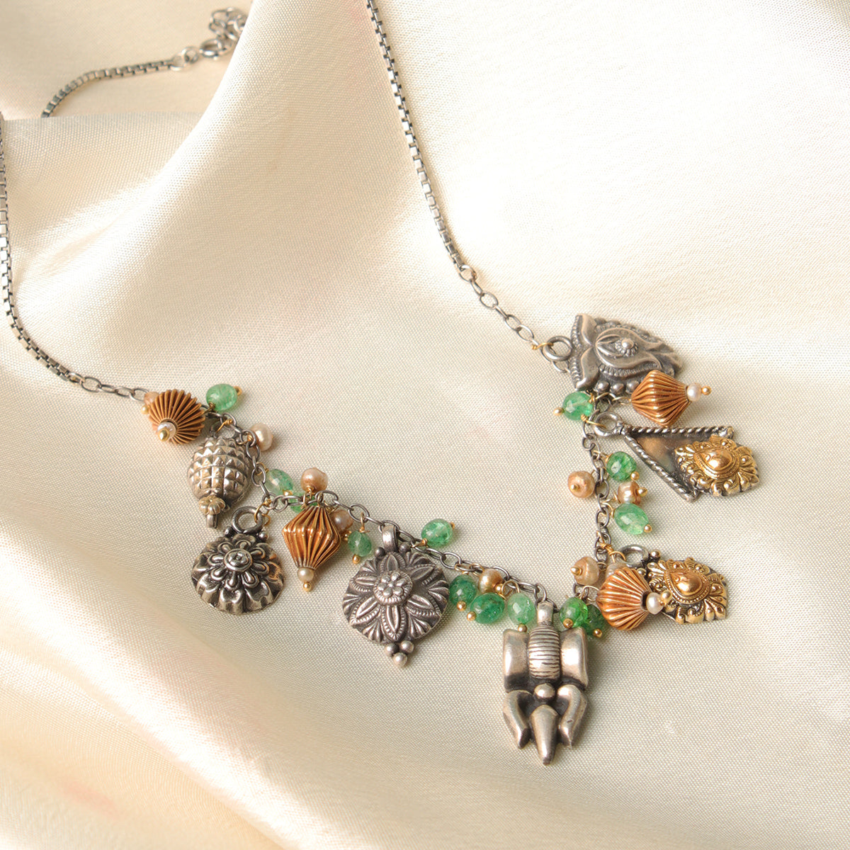 Trivia Charms Link Necklace by MOHA