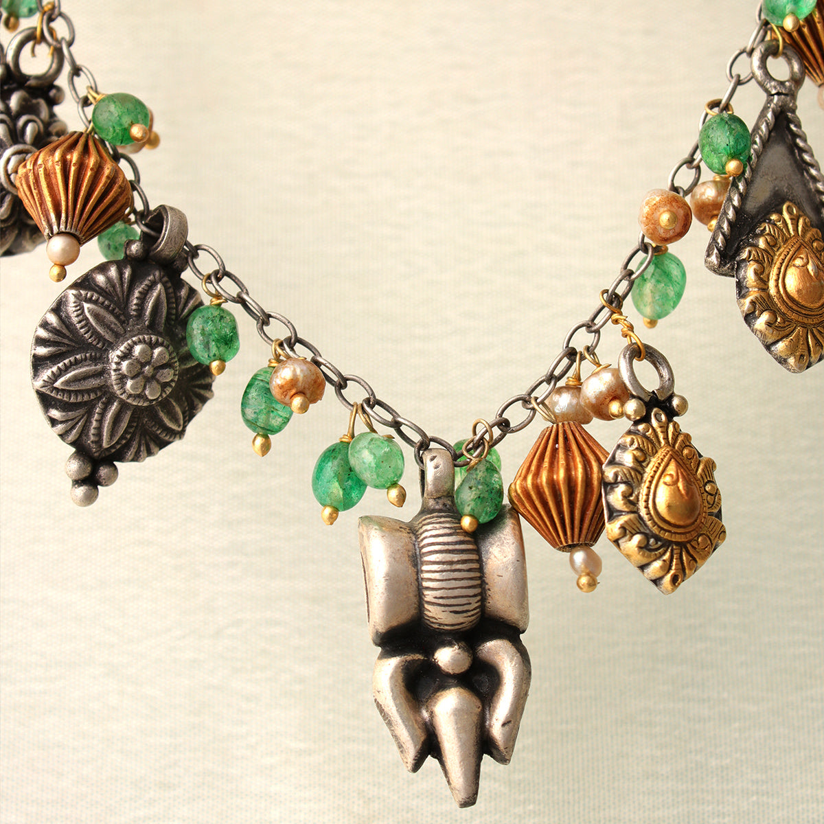 Trivia Charms Link Necklace by MOHA