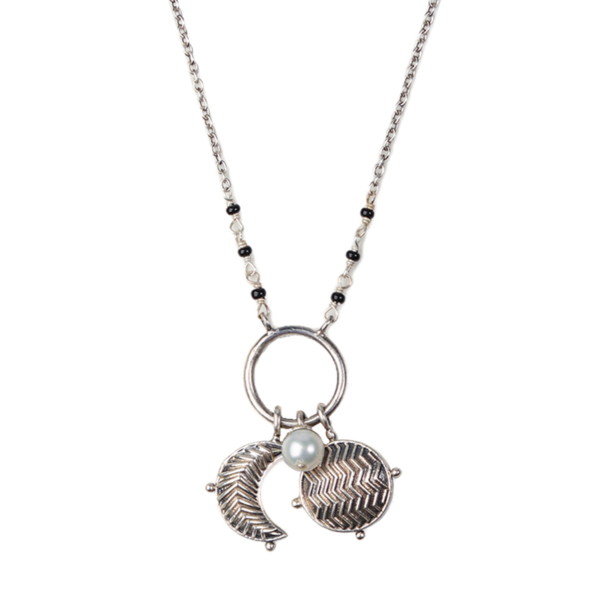 eternity silver mangalsutra by moha