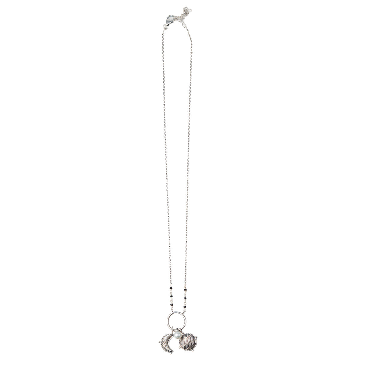 eternity silver mangalsutra by moha