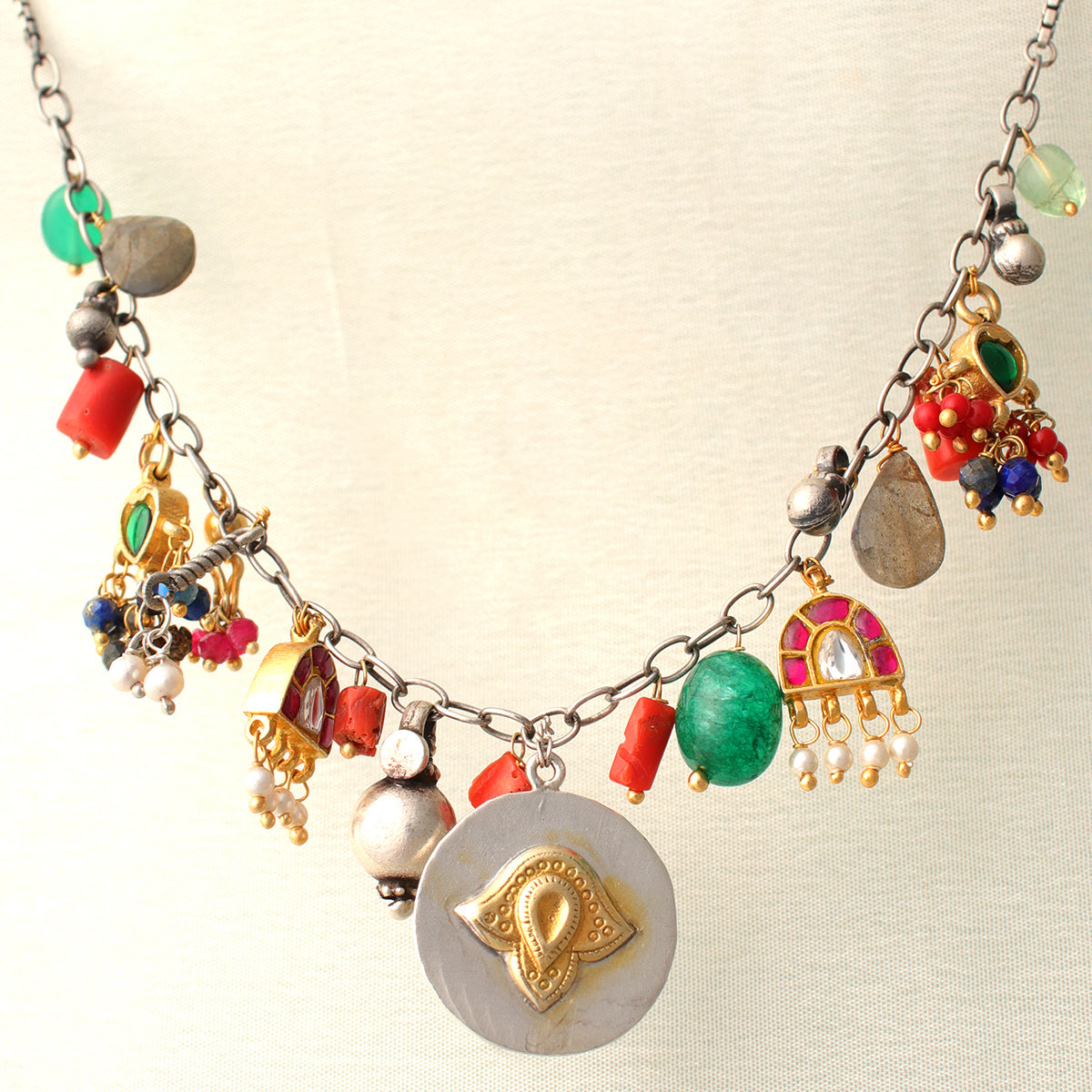 Athena Charms Link Necklace by MOHA