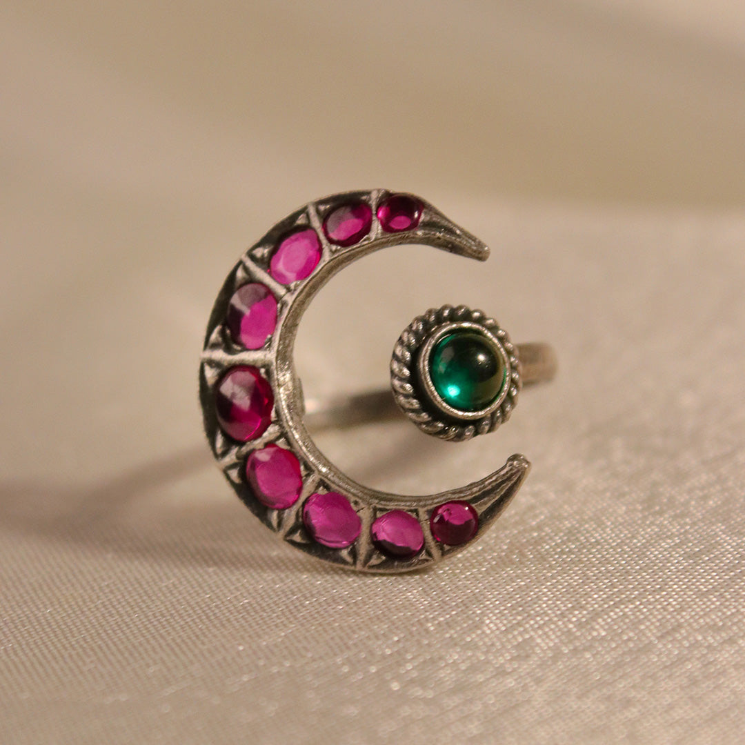 Chakor Silver Finger Ring by MOHA