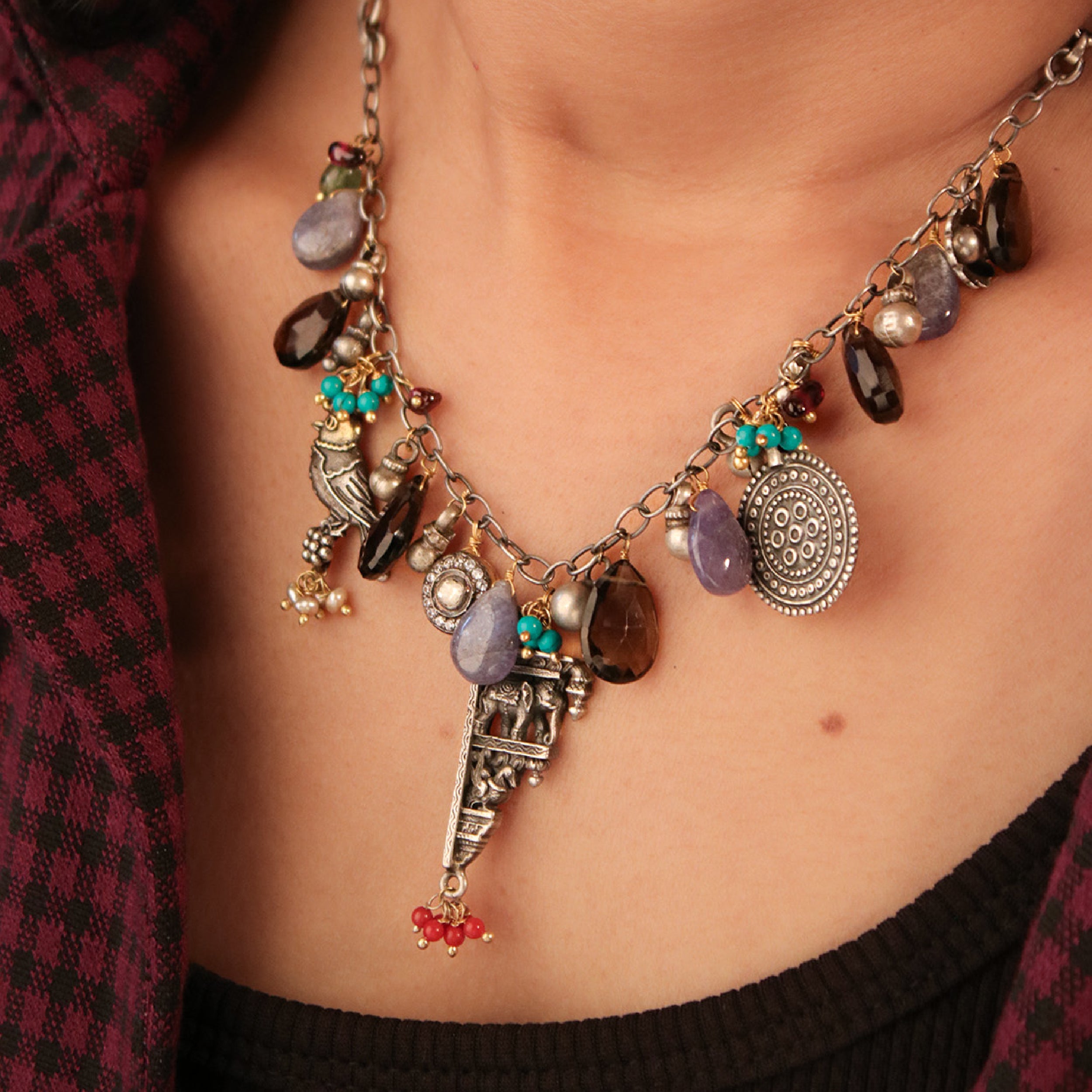 Fortuna Charms Links Necklace by MOHA