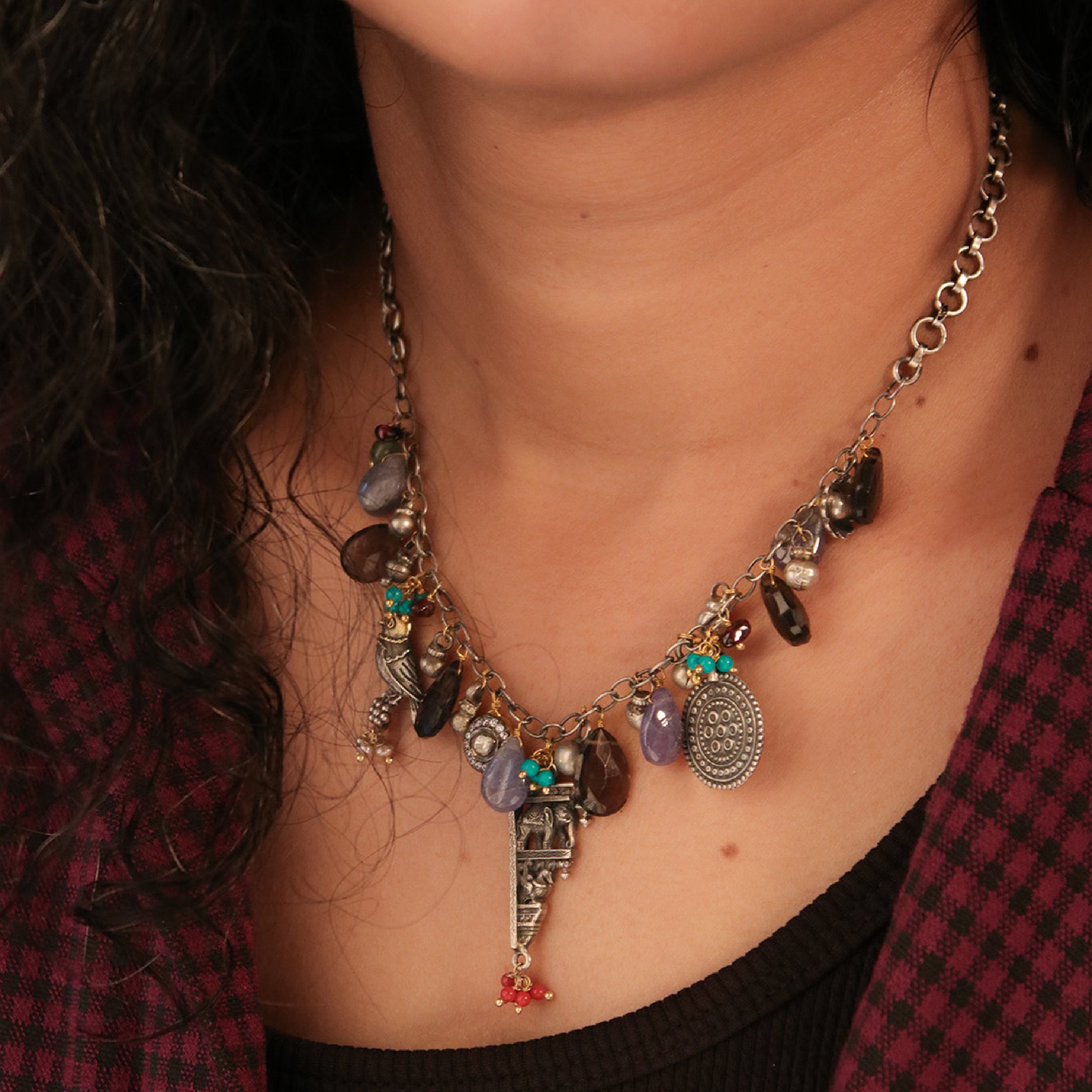 Fortuna Charms Links Necklace by MOHA