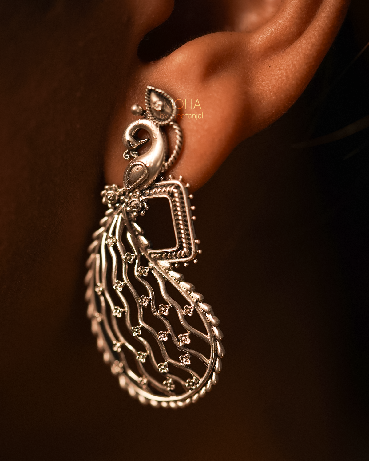 Futari Silver Earrings by MOHA