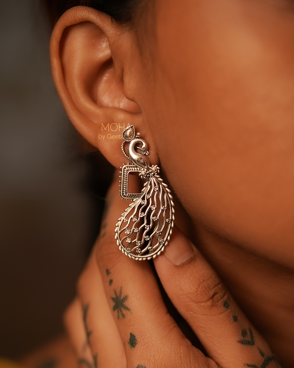 Futari Silver Earrings by MOHA