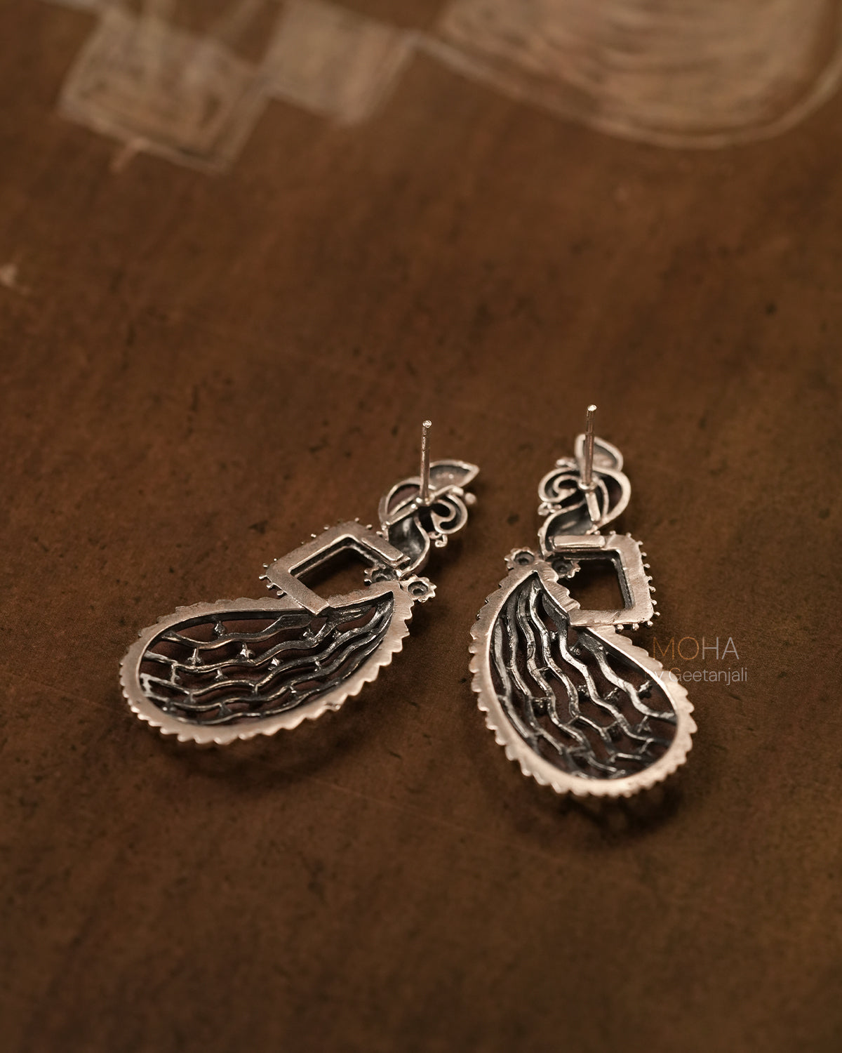 Futari Silver Earrings by MOHA