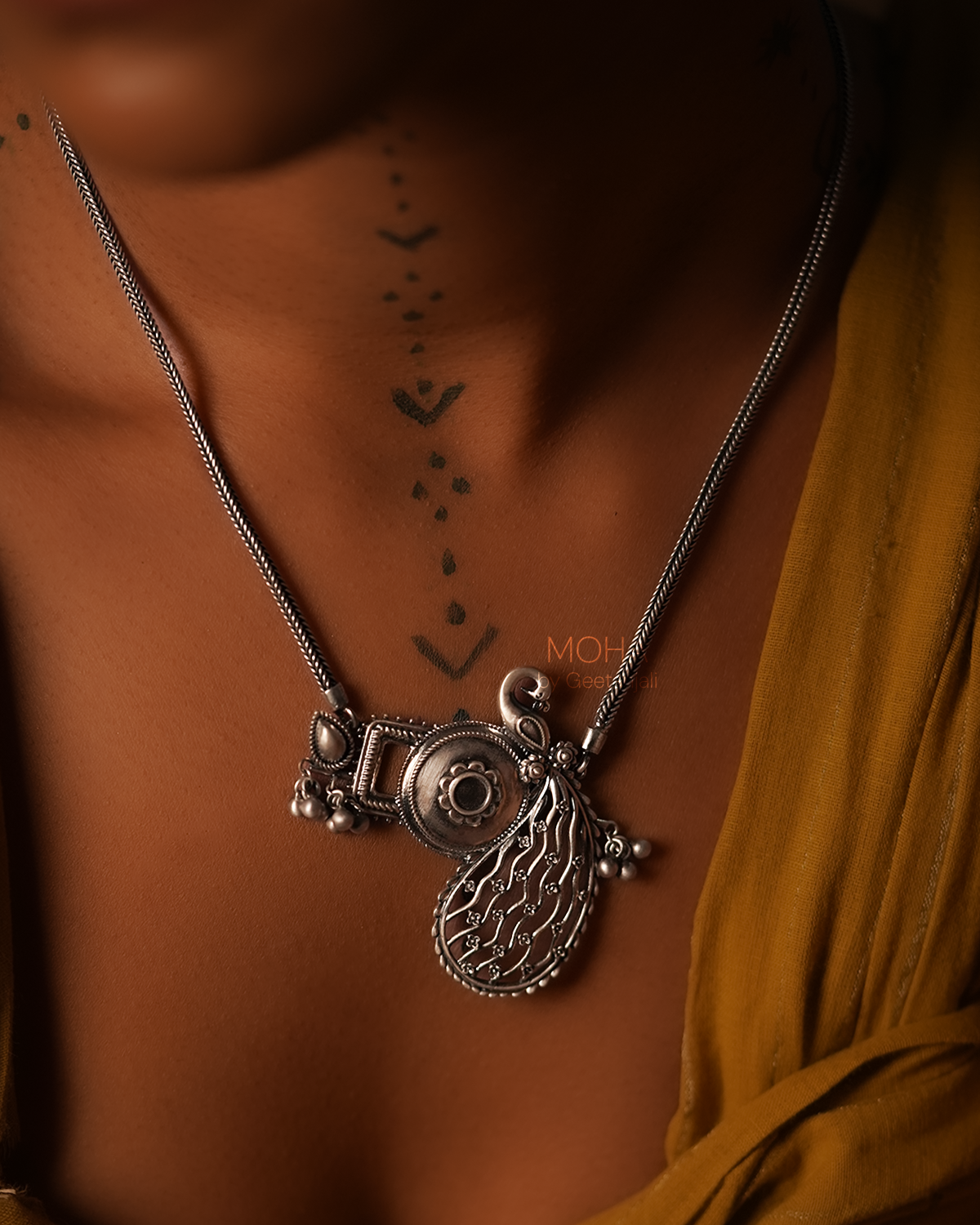 Futari Silver Necklace by MOHA