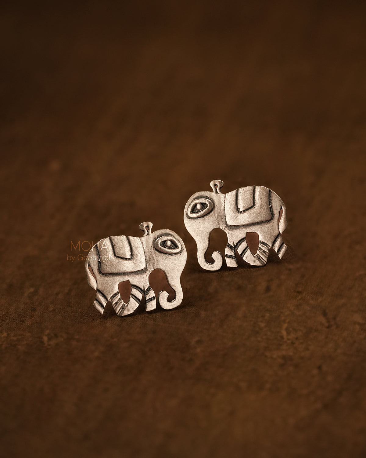 Gaja Silver Earrings by MOHA