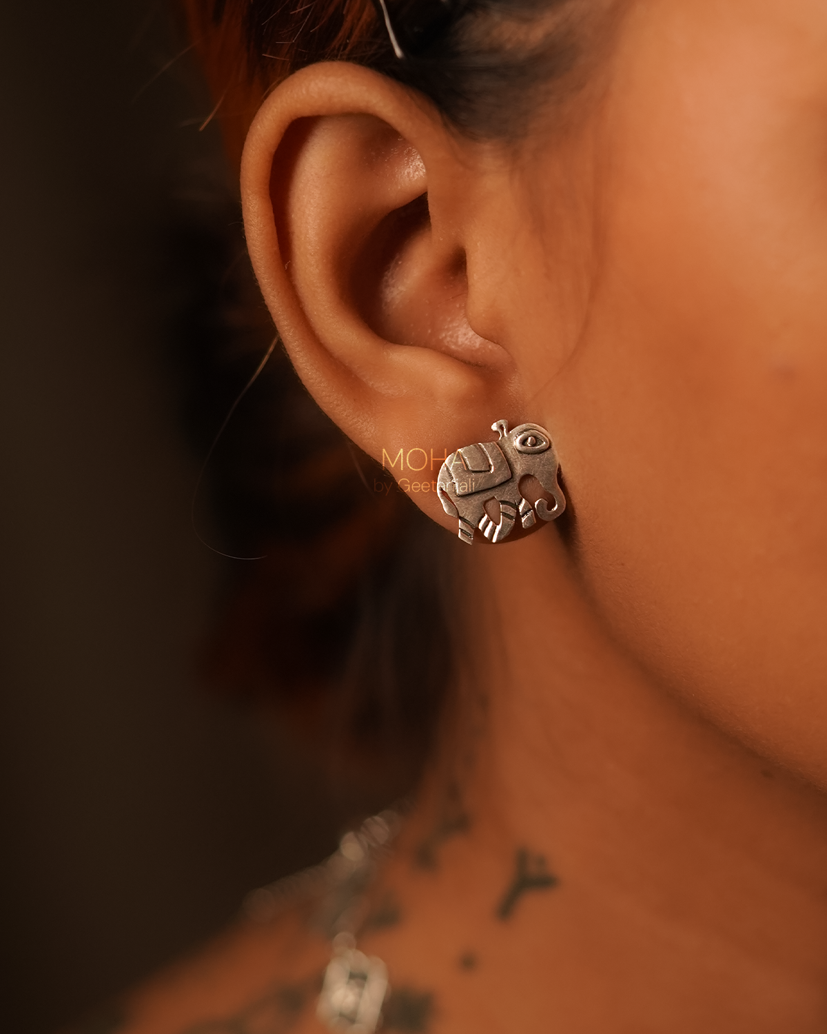 Gaja Silver Earrings by MOHA