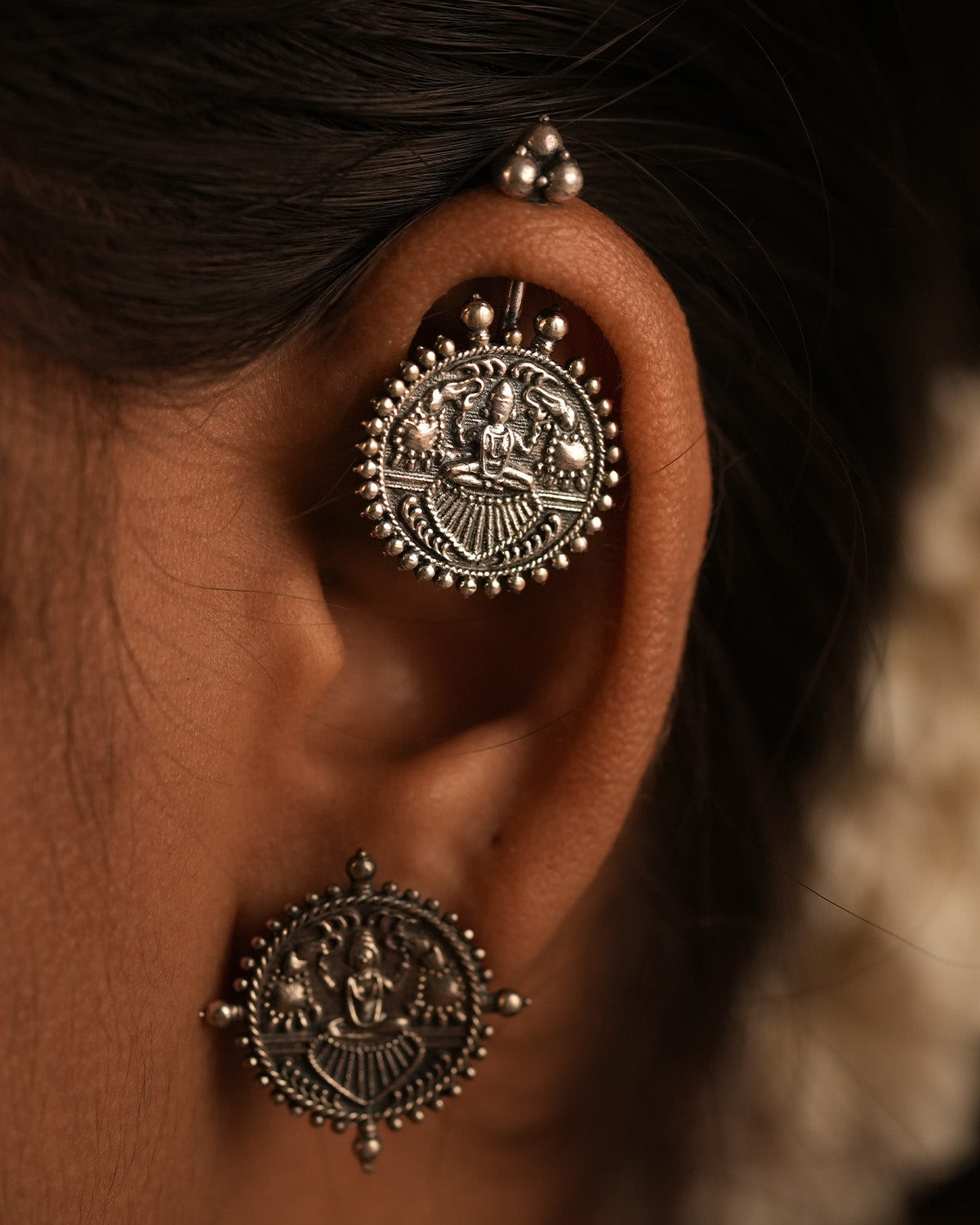 Gajalaxmi Silver Bugadi, Pierced by MOHA