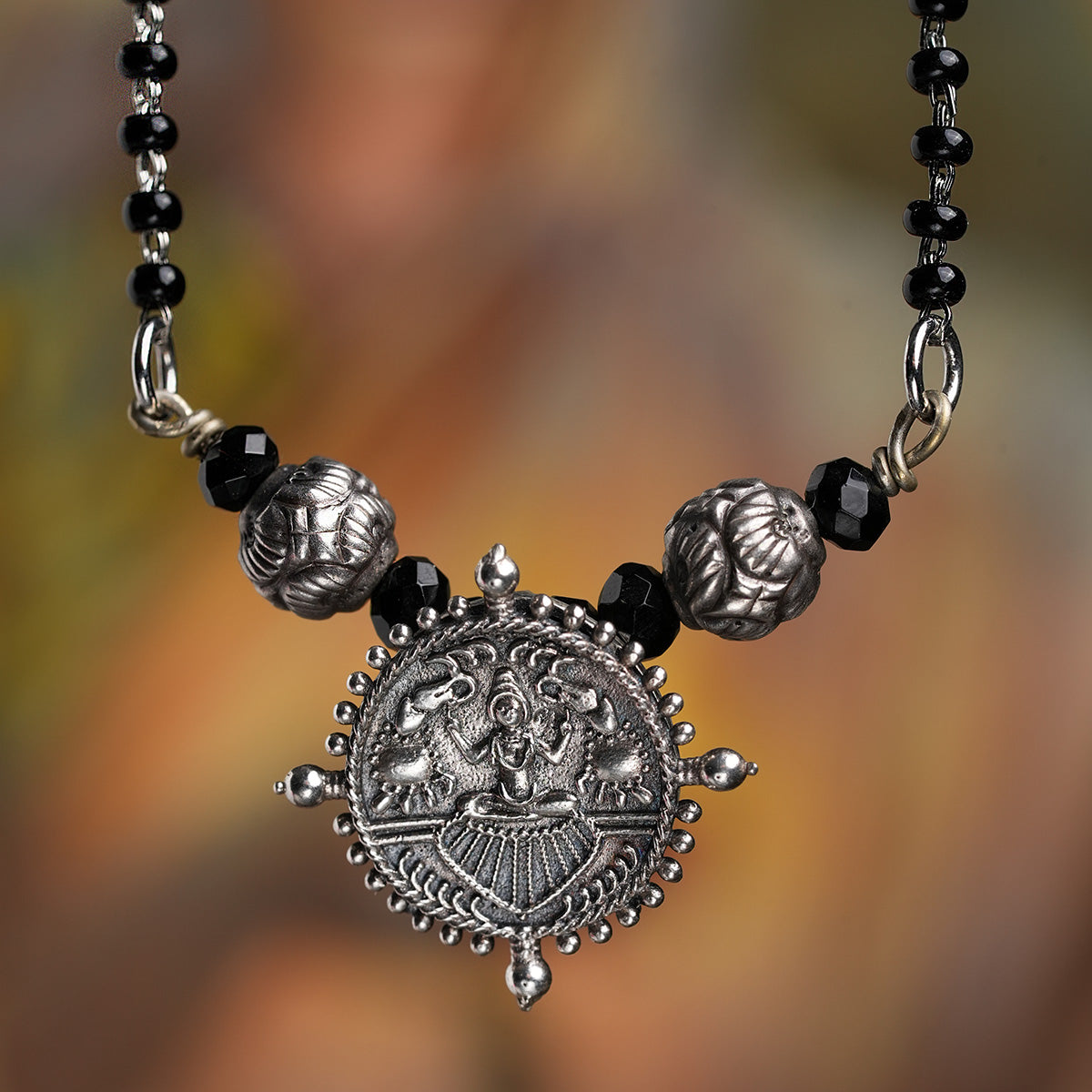 gajalaxmi silver mangalsutra by moha