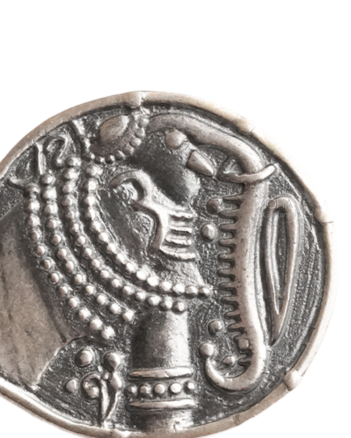 Gajapati Silver Pendant by Moha (Only Pendant)