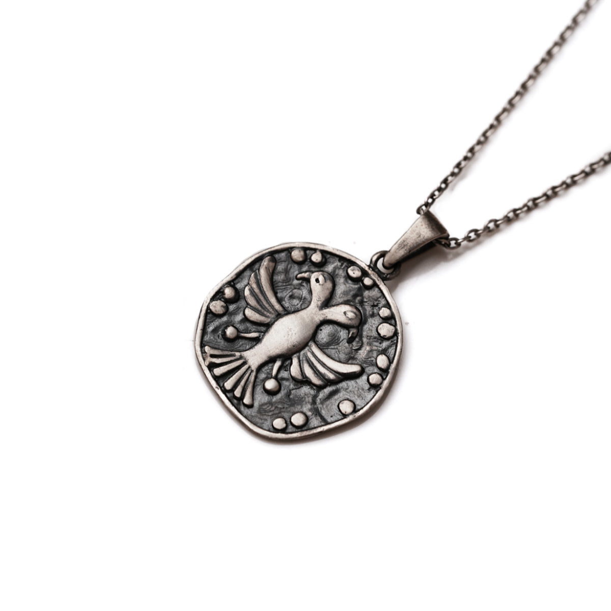 Gandaberunda Silver Pendant with Chain by MOHA