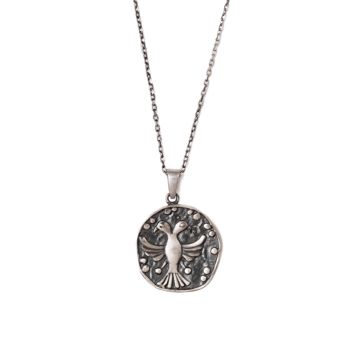 Gandaberunda Silver Pendant with Chain by MOHA