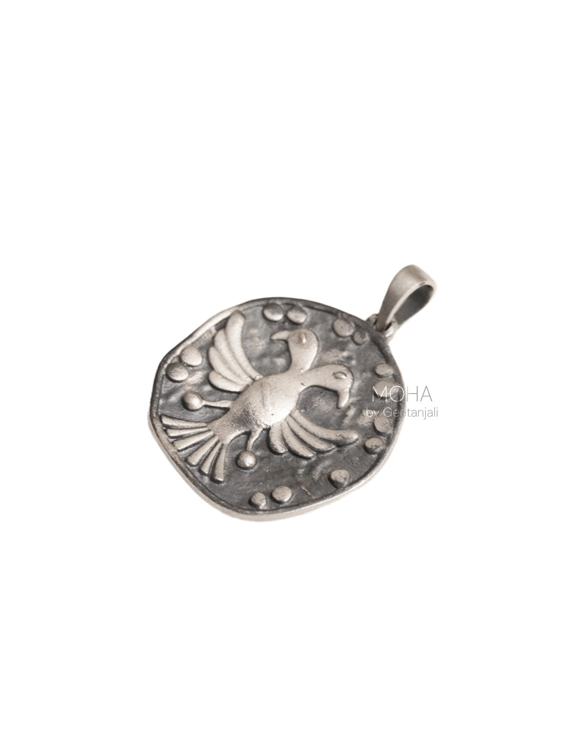 Gandabherunda Silver Pendant by Moha (Only Pendant)