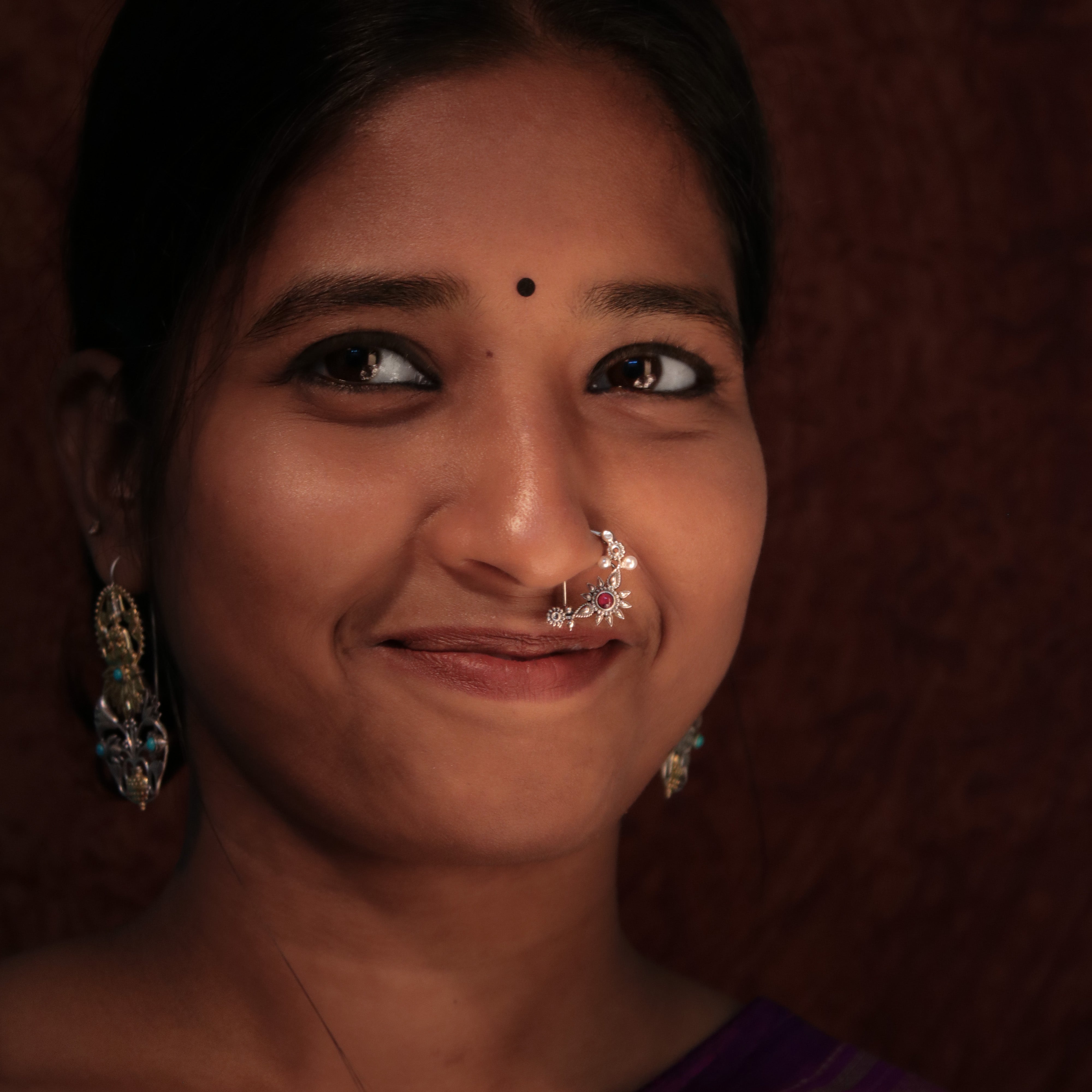 gul silver nath pierced left by moha