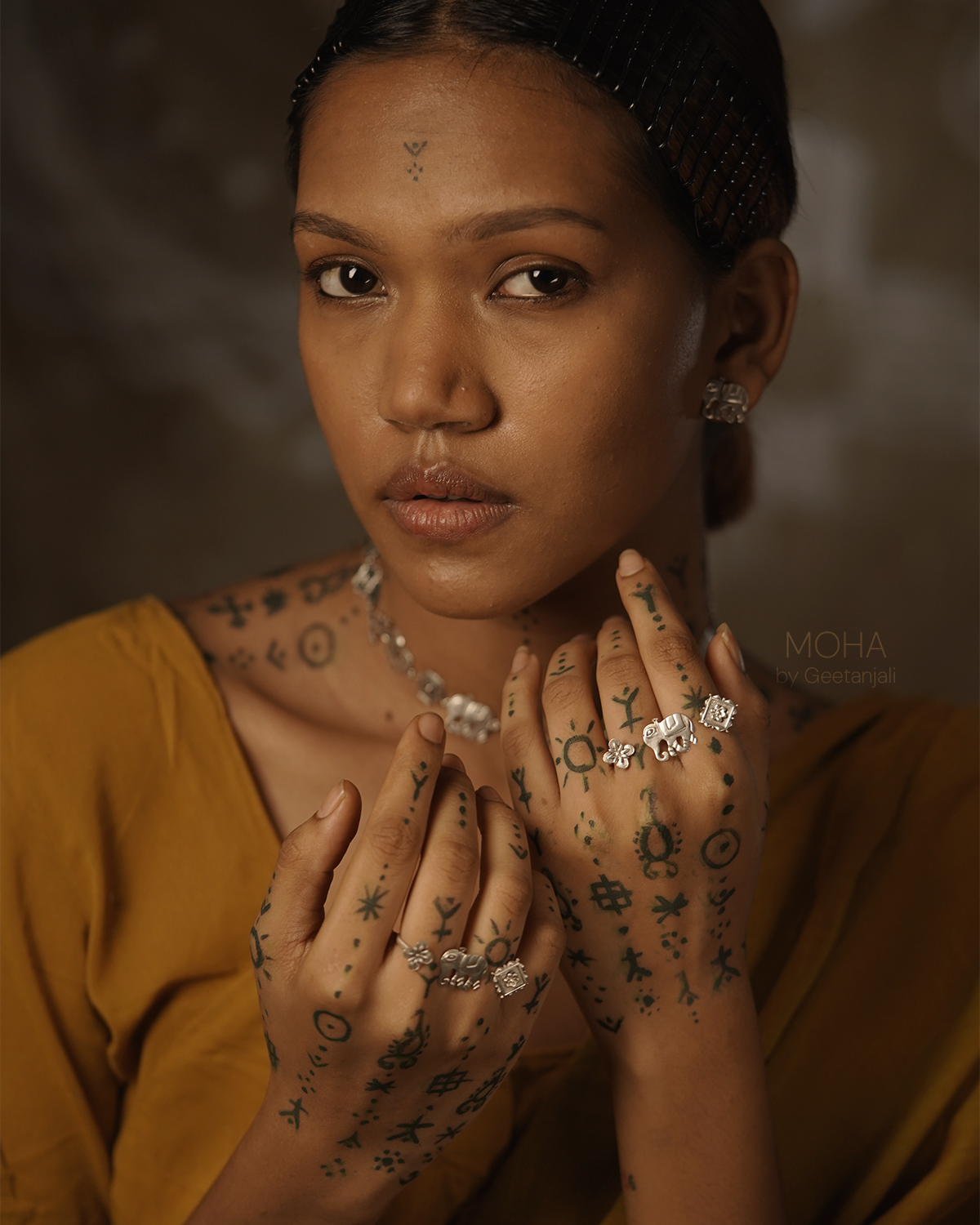 Haathi Silver Finger Ring by MOHA