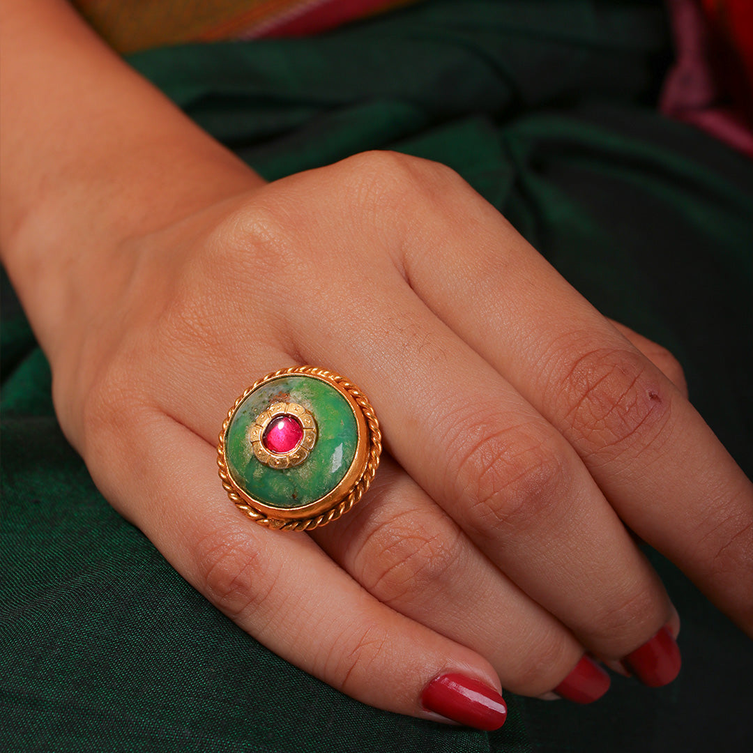 Prakriti Silver Finger Ring By MOHA