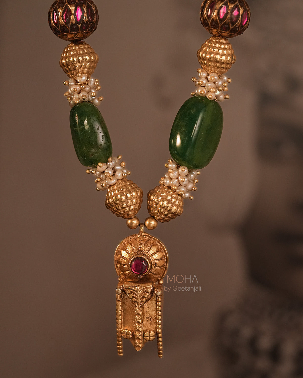 Hemshree Silver Necklace by MOHA