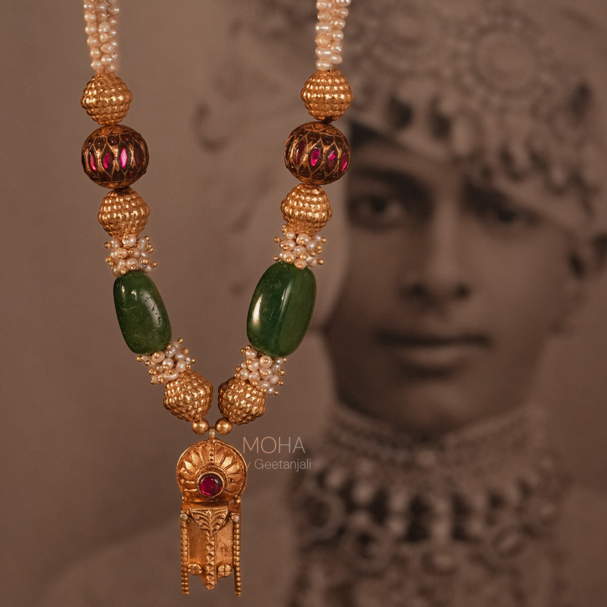 Hemshree Silver Necklace by MOHA