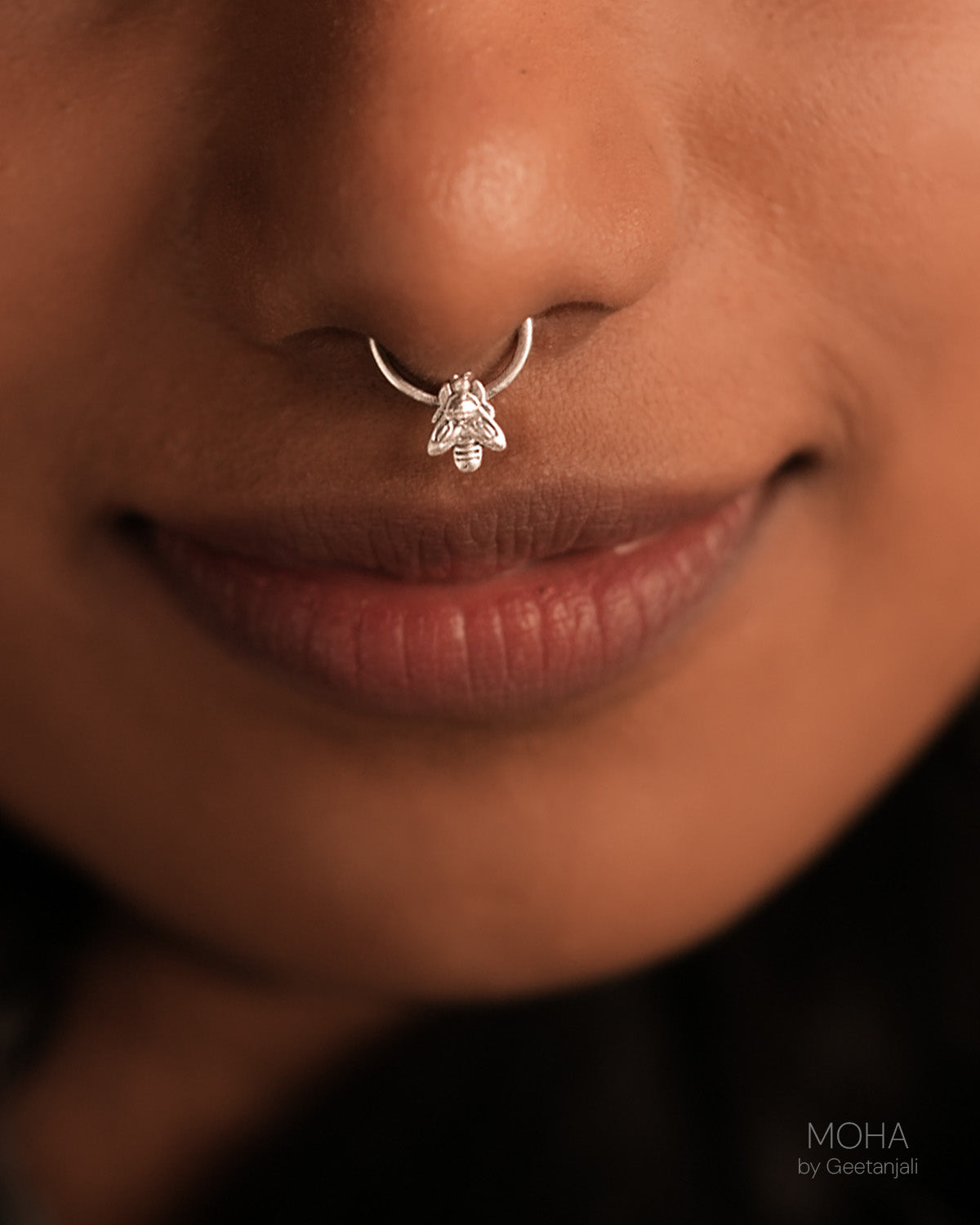 Honeybee Silver Septum by MOHA