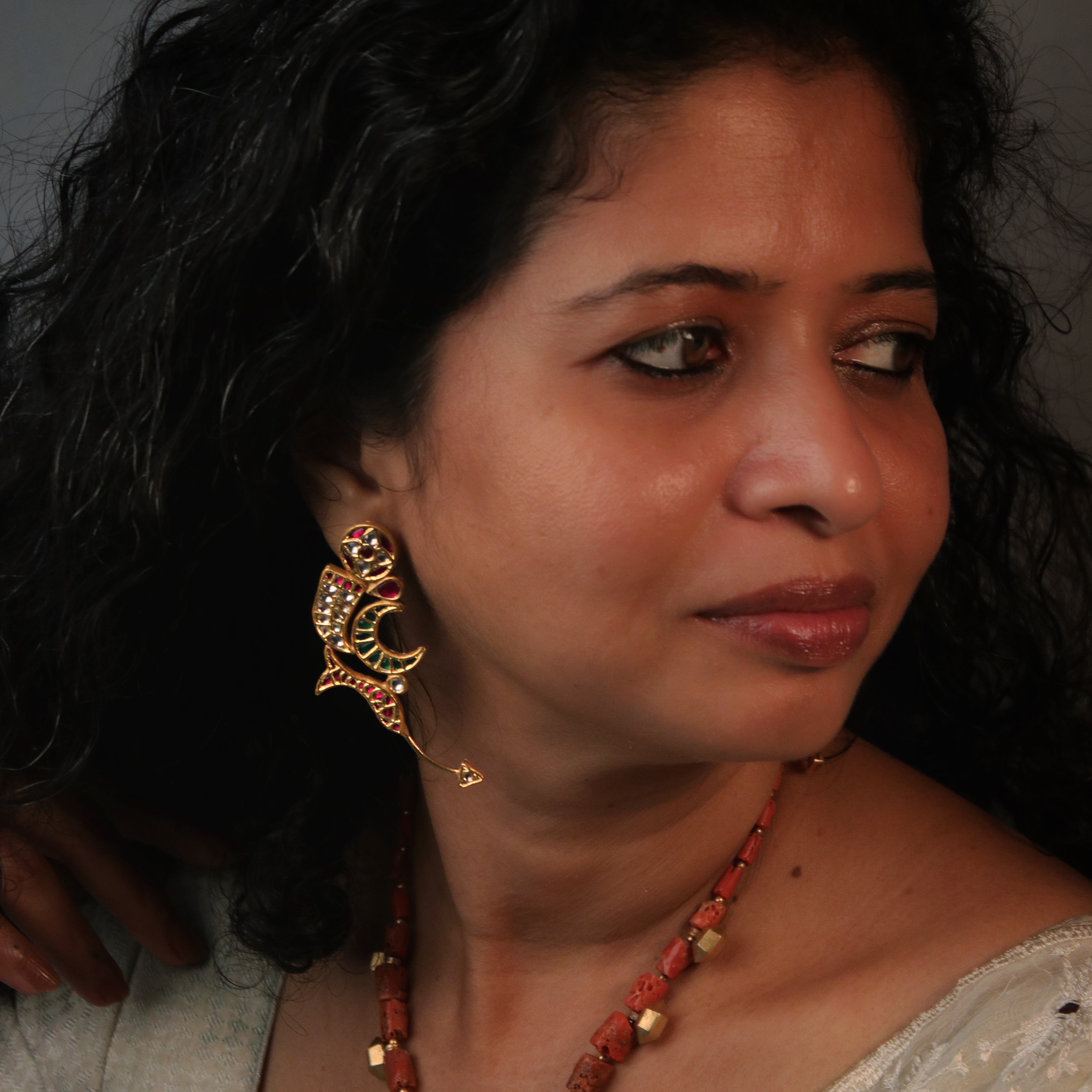 Indu Silver Earrings By MOHA