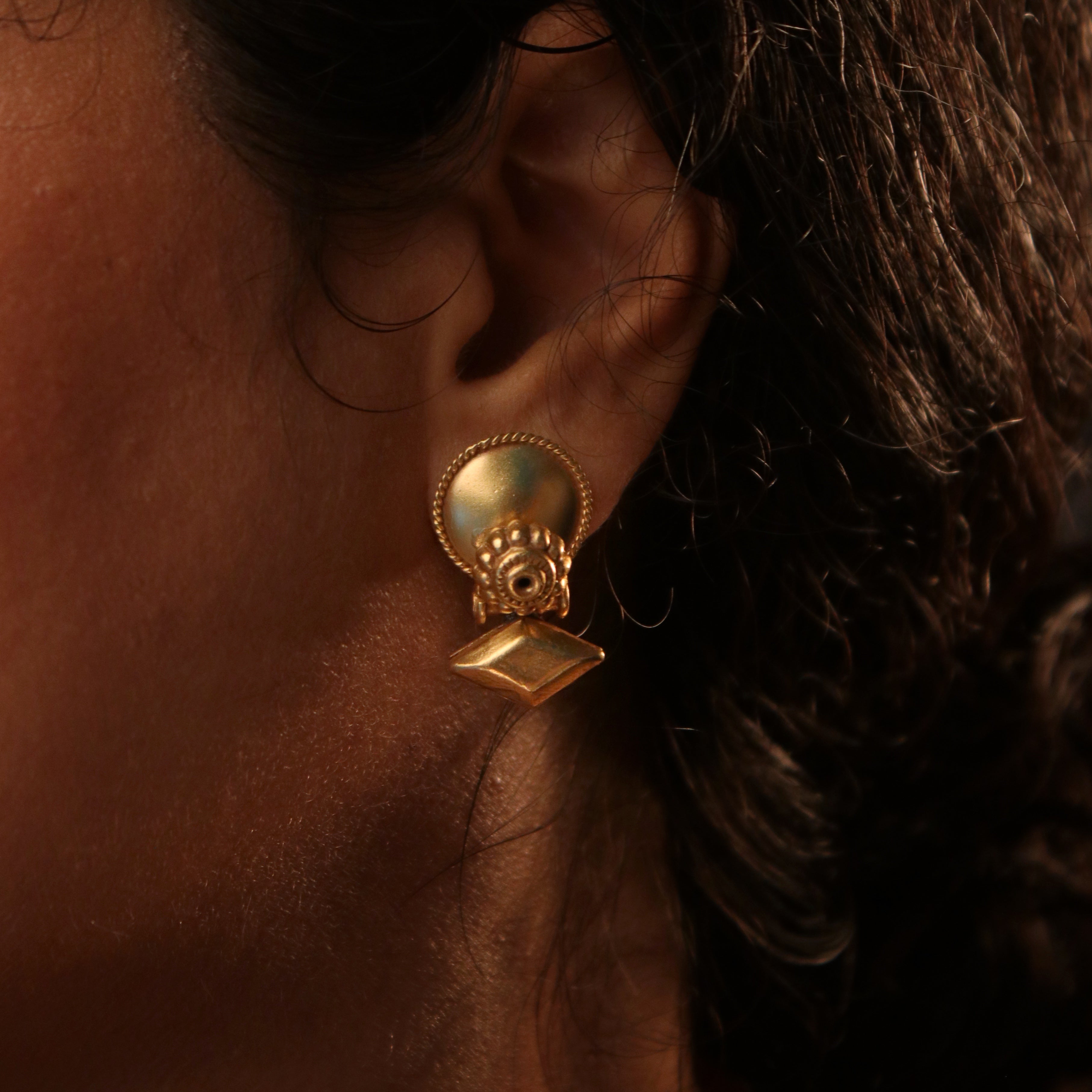 Radhika Silver Earrings By MOHA