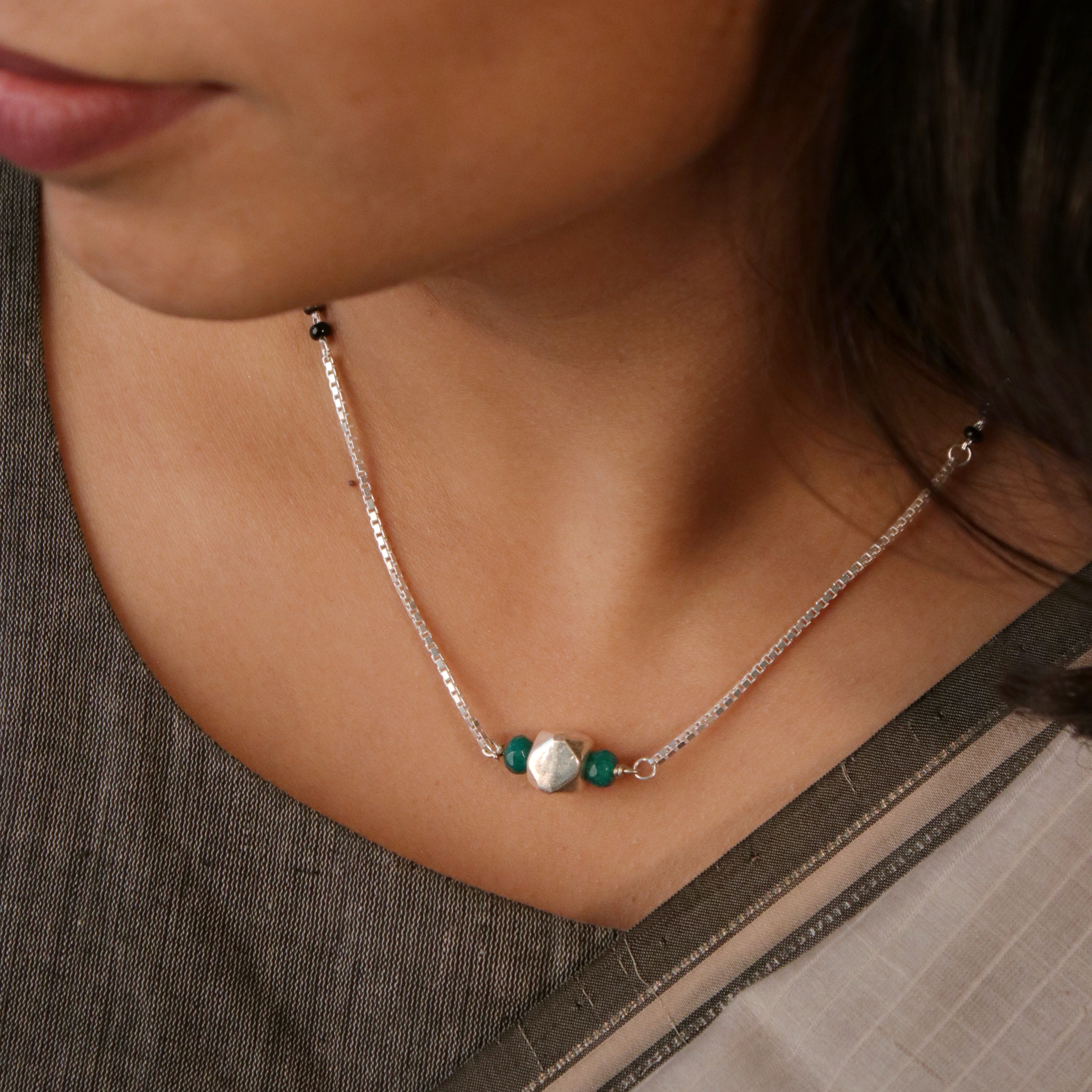 Meera Silver Mangalsutra By MOHA