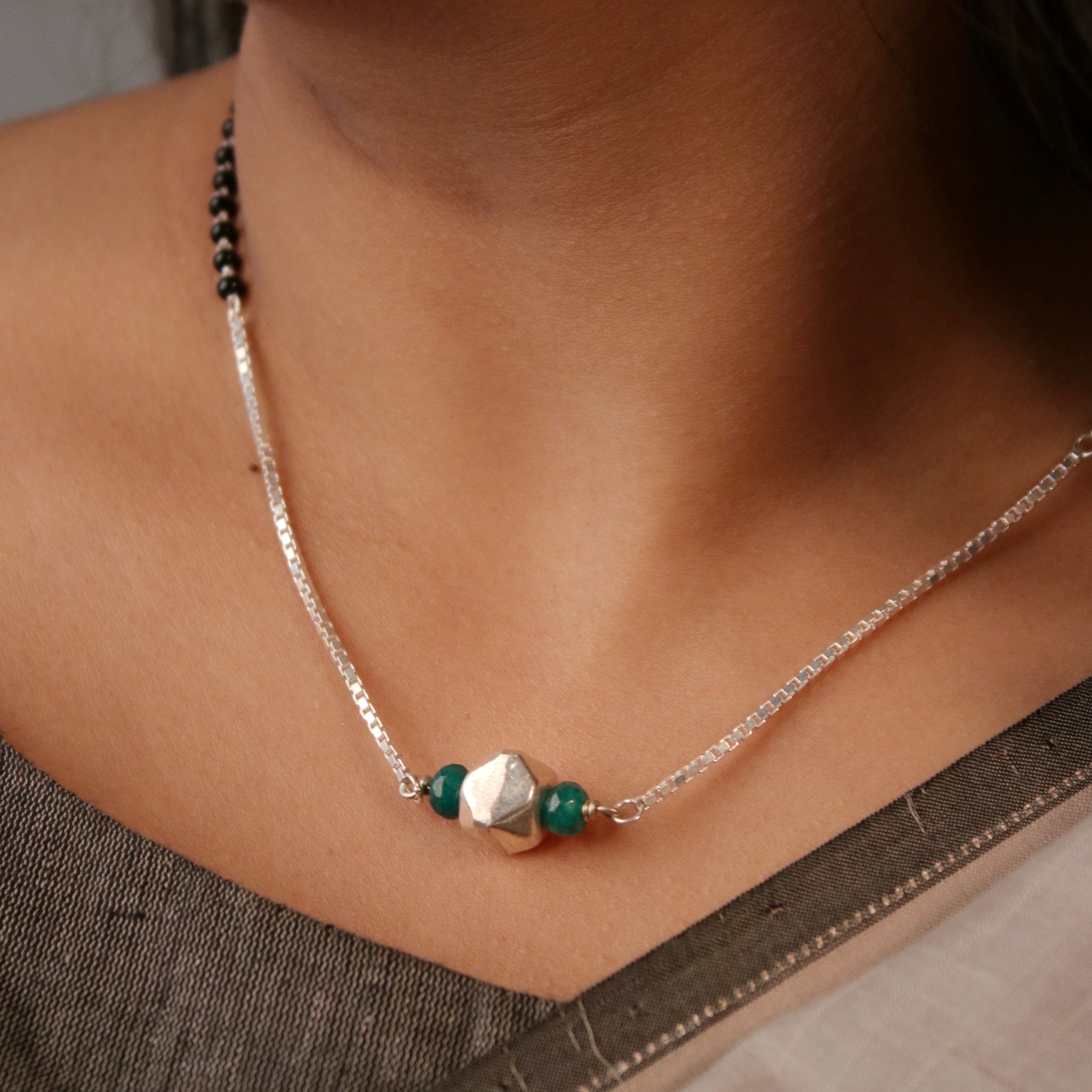 Meera Silver Mangalsutra By MOHA