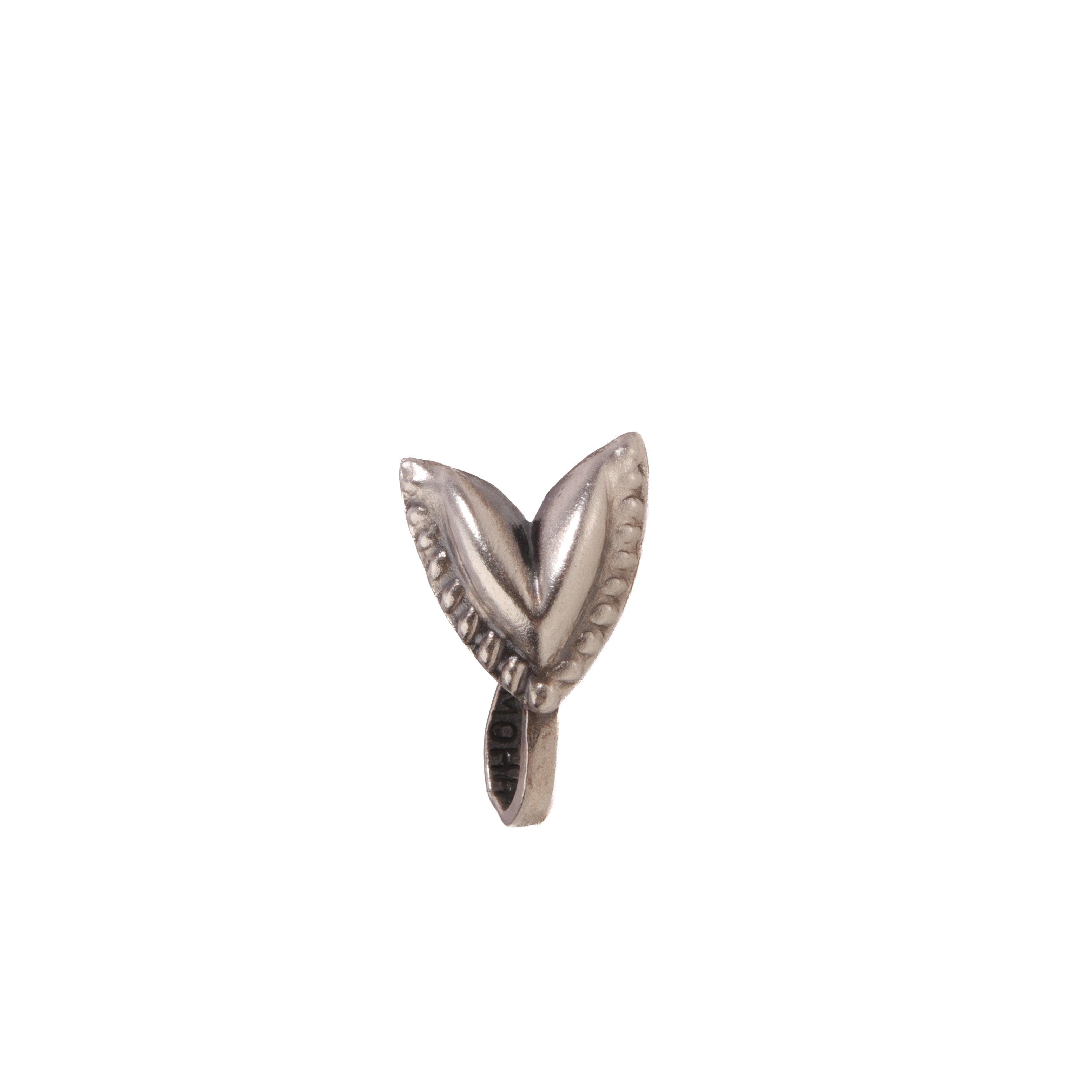 Curved leaf Nose pin,Clip-on by MOHA