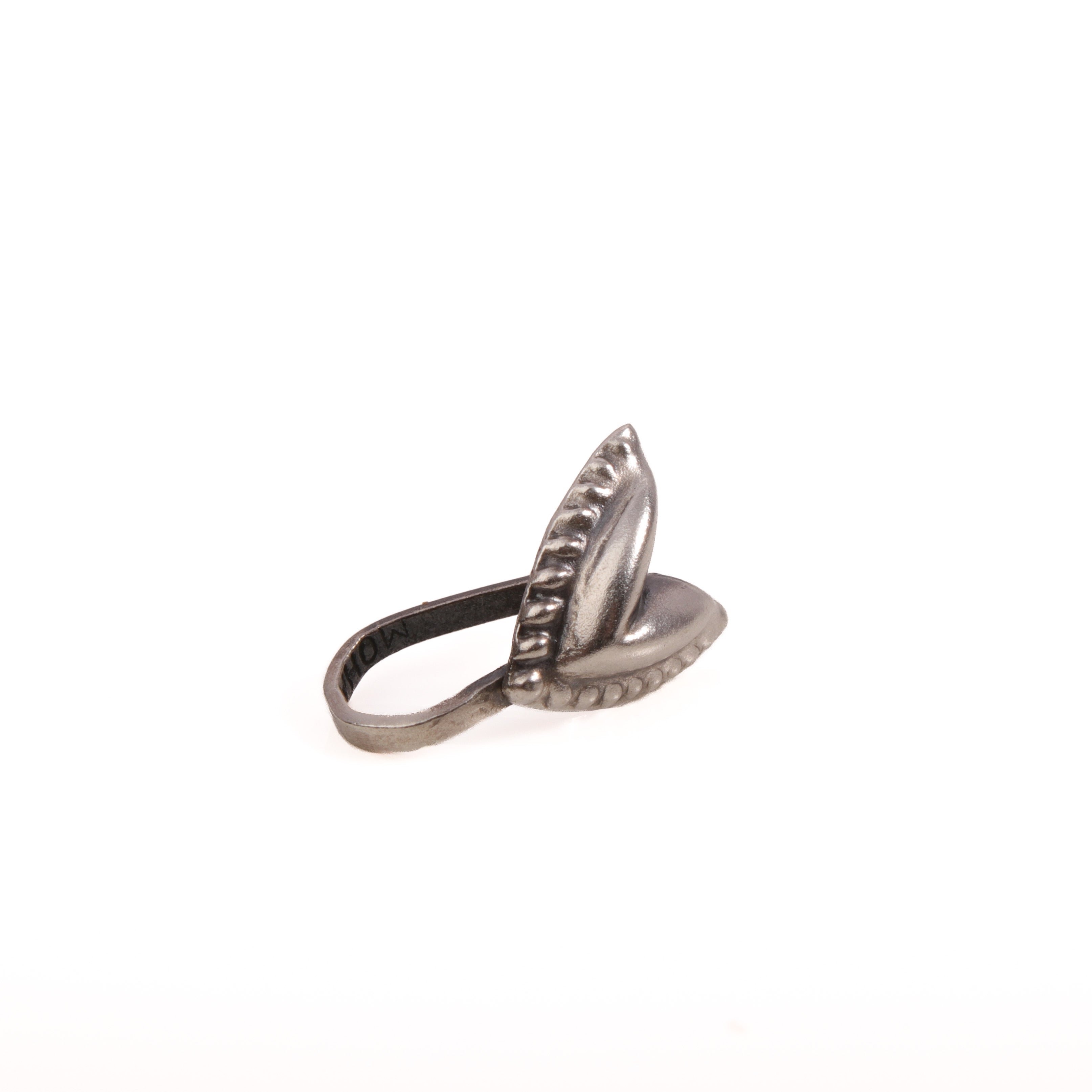 Curved leaf Nose pin, Clip-on