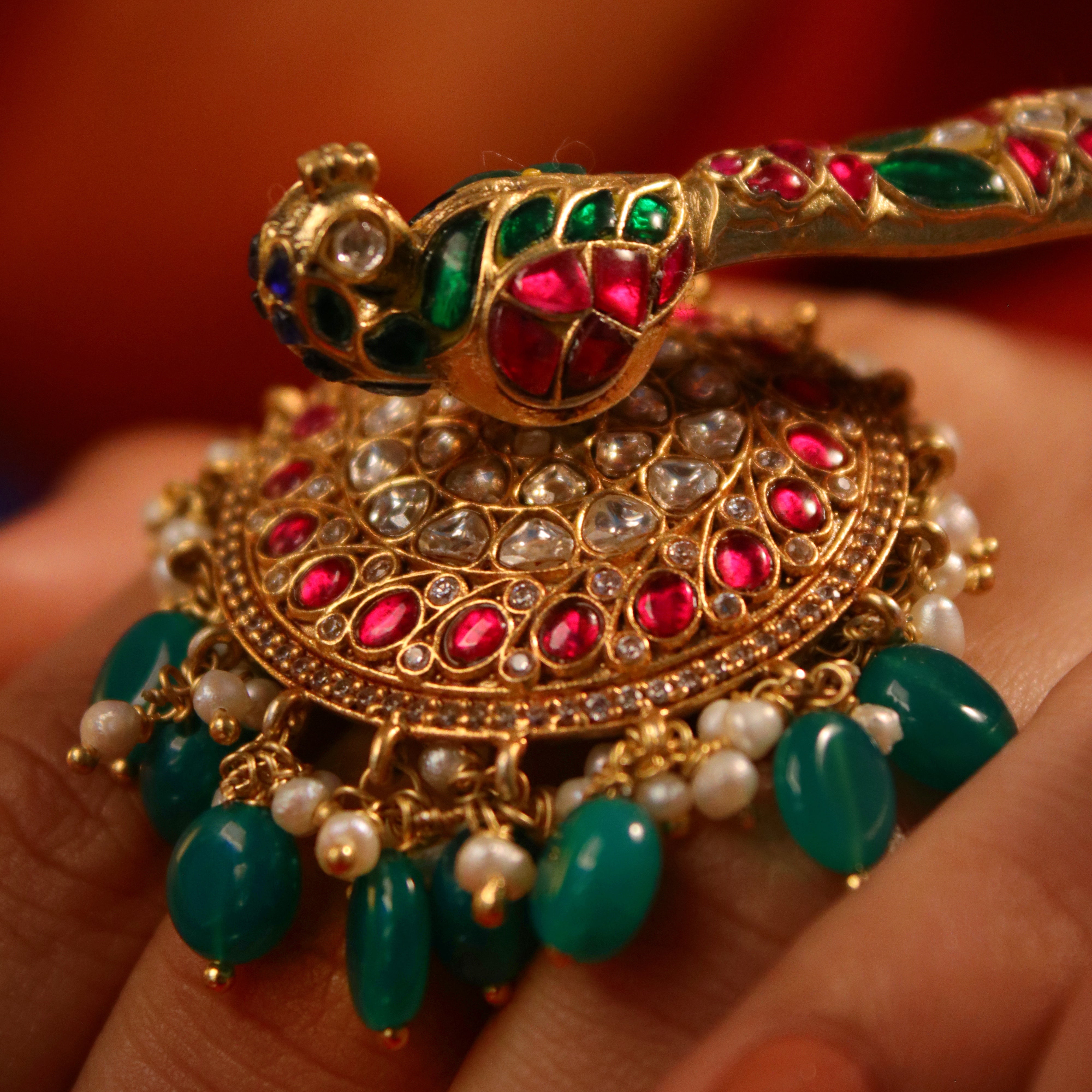 Mayuramaya Silver Finger Ring by MOHA
