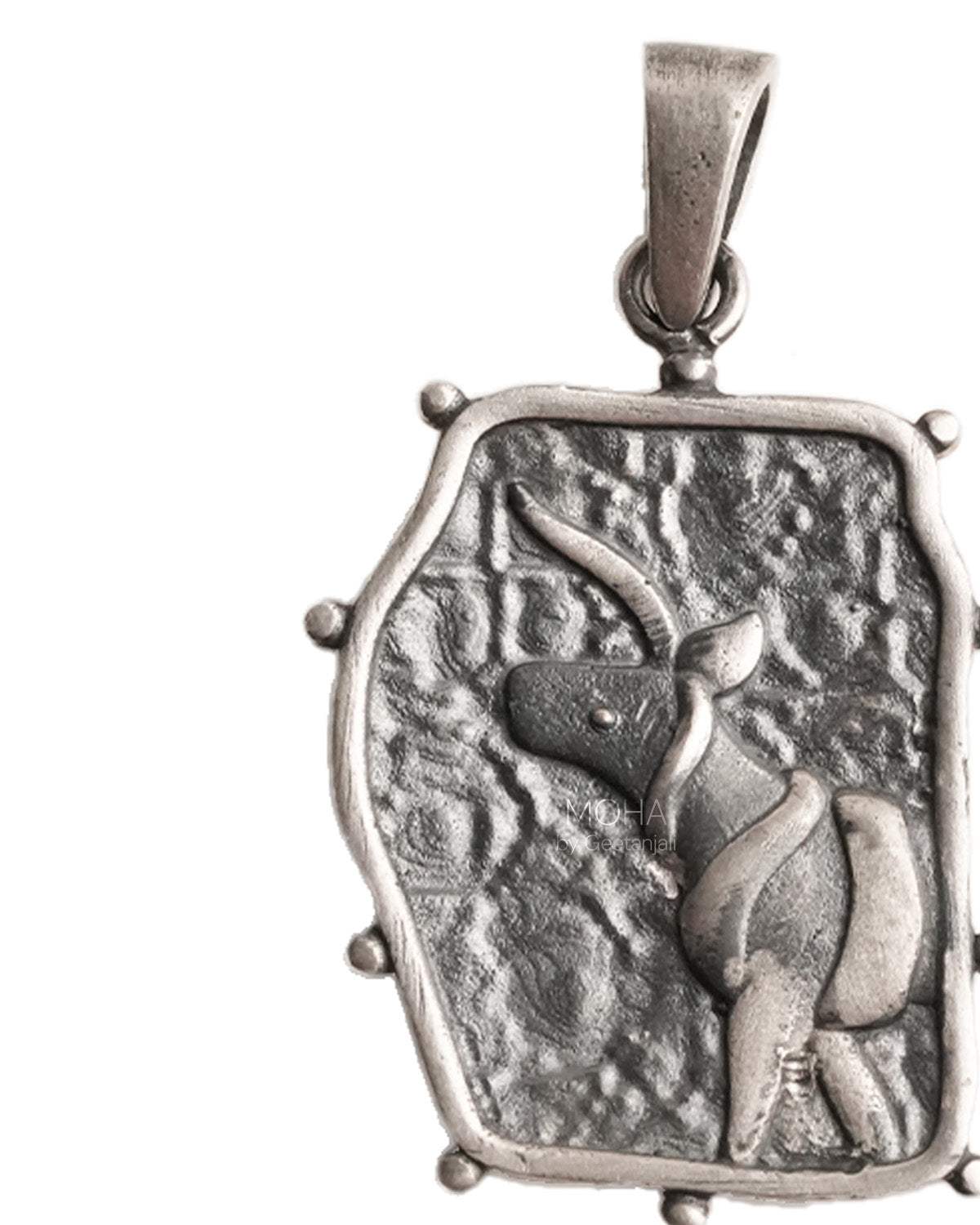 Indus Unicorn Silver Pendant by Moha (Only Pendant)