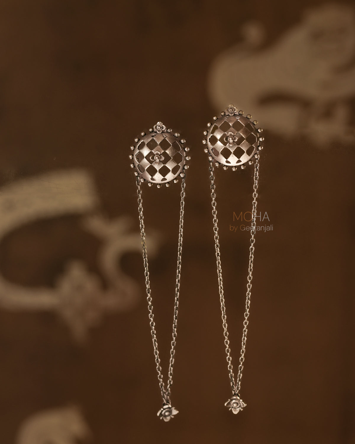 Jharokha Silver Earrings by MOHA