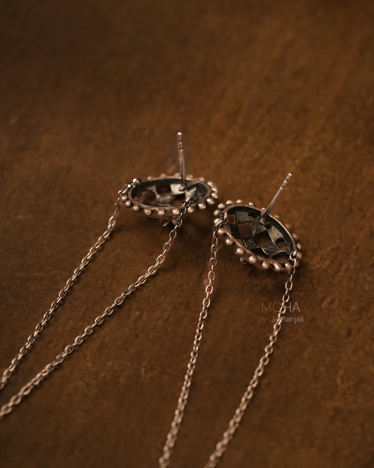 Jharokha Silver Earrings by MOHA