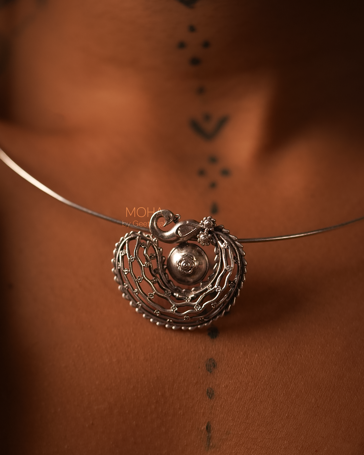 Kalapi Silver Pendant by Moha (Only Pendant)