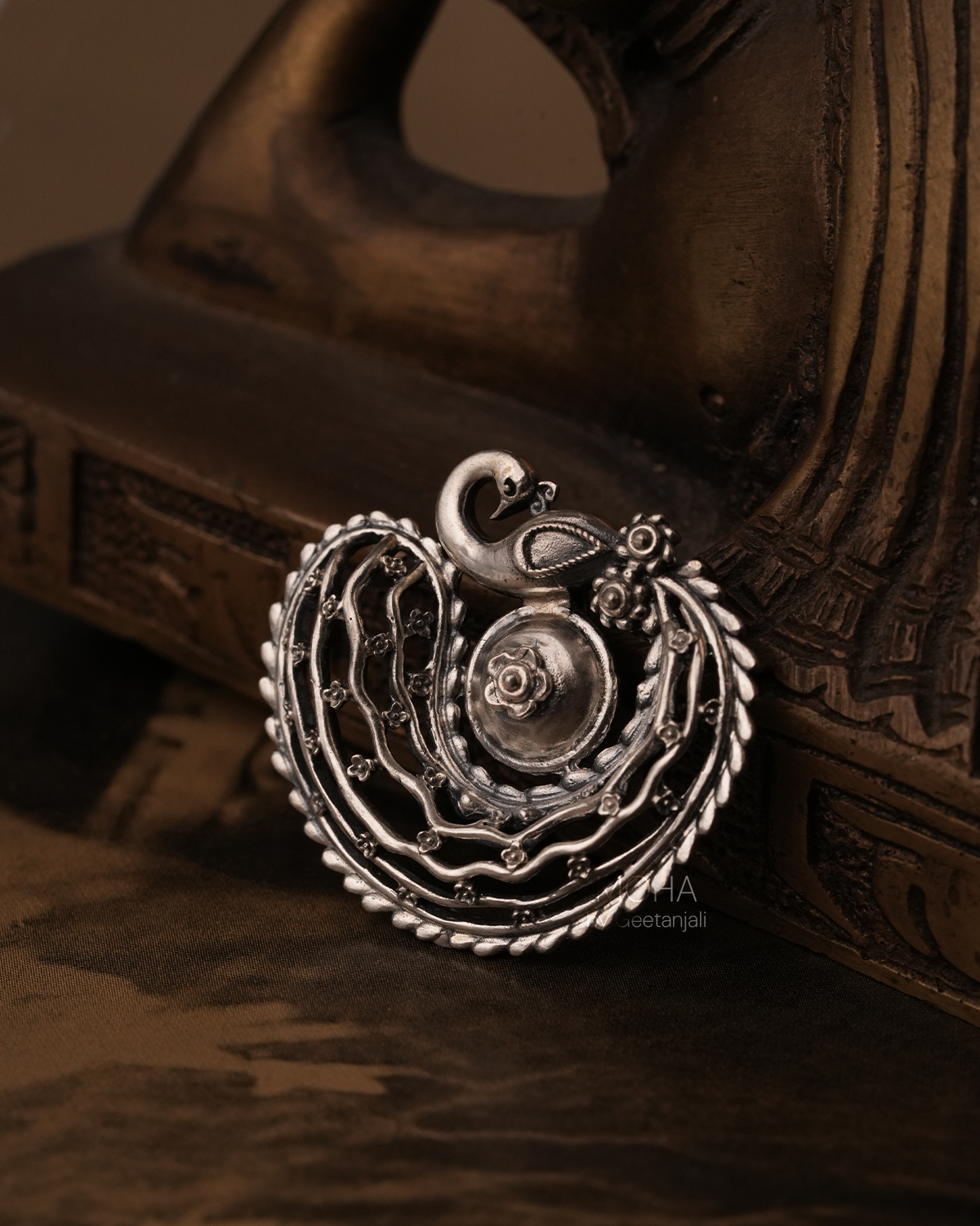 Kalapi Silver Pendant by Moha (Only Pendant)